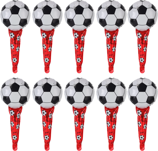 북중미월드컵 응원도구 붉은악마 축구풍선, 10개, 레드