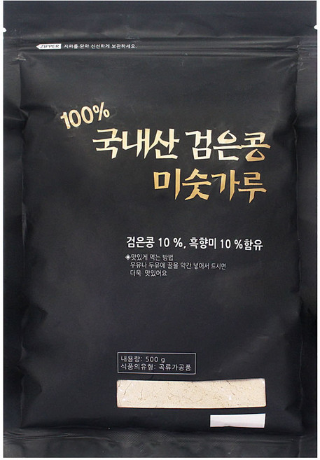 국내산 검은콩 미숫가루, 1개, 500g