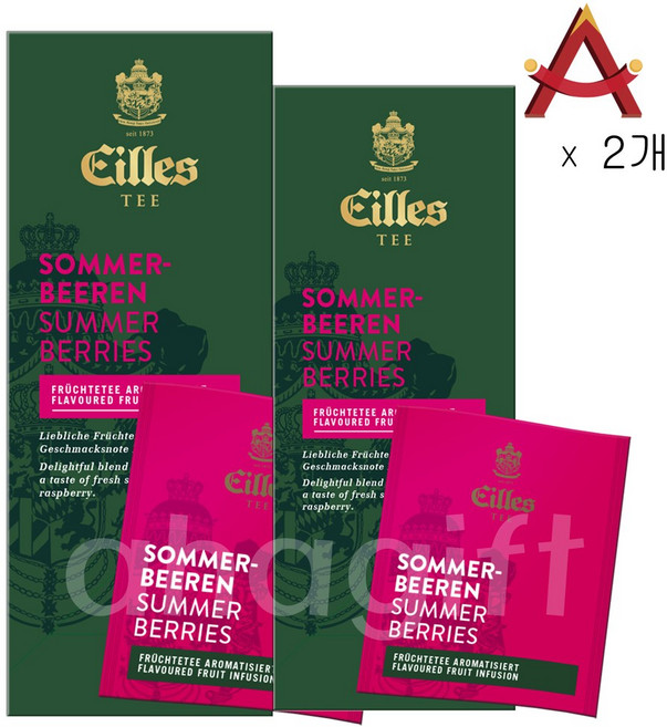 아일레스 티 썸머베리 25T 과일허브차, 2.5g, 25개입, 2개, 2.5g