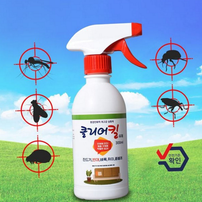 빈대 퇴치제 살충제 스프레이 바퀴벌레 벼룩 해충퇴치 해충퇴치용품 벌레방지 가정용 아동안전용품 여행용, 1개