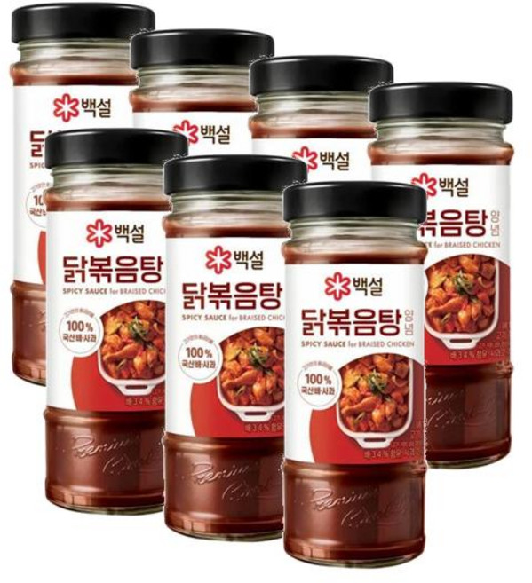 백설 닭볶음탕 양념, 490g, 7개