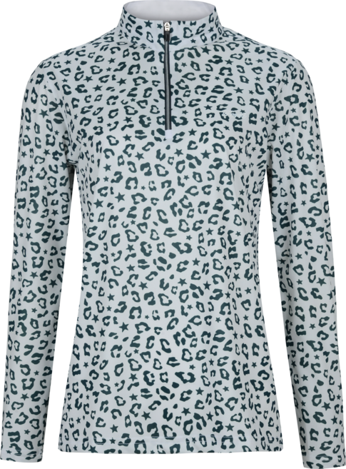 스위스 몽크로스 골프 여성 긴팔 무늬 집업티셔츠