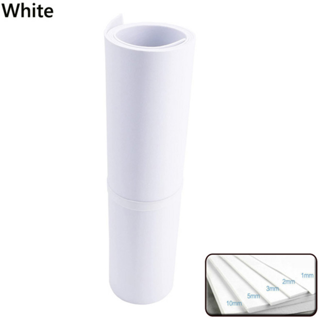 코스프레 에바 폼 시트 소리 흡수 소음 흡수 스폰지 폼 공예 수제 모델 제작 재료 두께 2 3 5, [19] 하얀색, [03] Thick 3mm 35x100cm