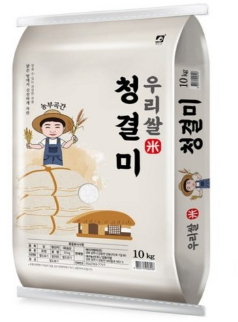 농부곡간 우리쌀 백미, 상등급, 10kg, 1개