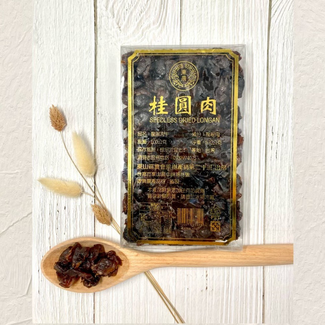 東農產銷班 東山柴燒烘焙龍眼肉, 1個, 600g