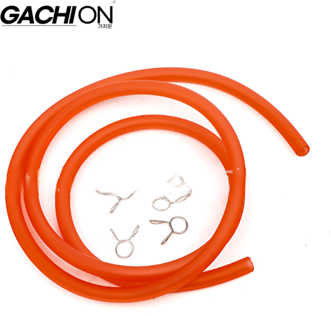 오토바이 바이크 1M 가솔린 연료 라인 호스 가스 오일 파이프 고온 방지 고무 부드러운 튜브 가치온, 1개, 레드 1M