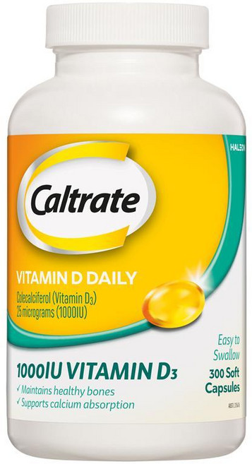 호주 칼트레이트 Caltrate Vitamin D 데일리 비타민D 1000iu, 4개, 300정