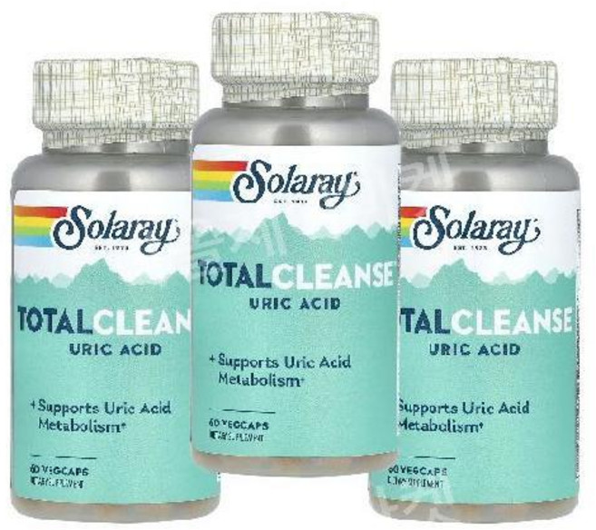 3개 솔레레이 요산영양제 비타민씨 안토시아닌 브로멜린 퀘세틴 URIC ACID 60캡