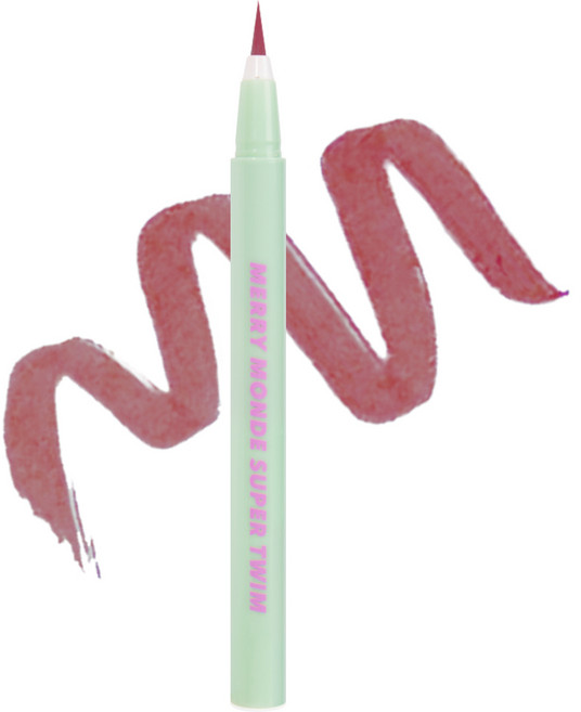 메리몽드 슈퍼 트임 펜 아이라이너 0.5g, 06모브트임, 1개