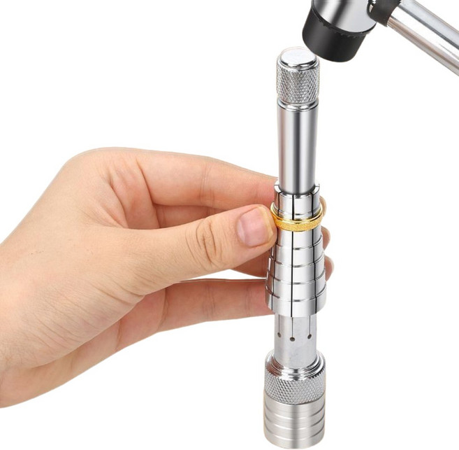 반지 늘리기 세공 굵기 조절 치수 확인 셀프 봉게이지 링 확장기 1개, 글루 해머 + 심플 링 익스팬더