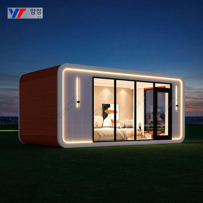 농막 컨테이너 방갈로 이동식 세컨 하우스 모듈러 주택, 600x300x280cm, B. 주황색(3X6m), 3박스