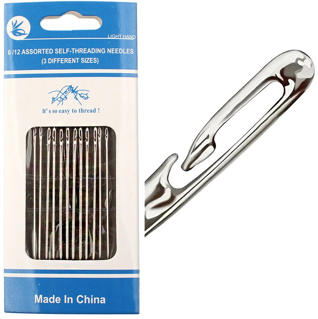 옆트임 바늘 손바늘세트 요술바늘 비즈바늘, 1개