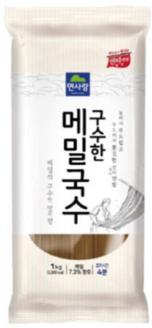 면사랑 구수한 메밀국수, 1kg, 6개