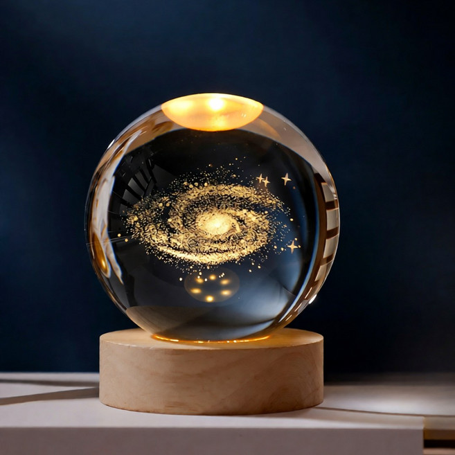 그렌든 한뼘 우주 LED 크리스탈 수유 무드등, 3.무한의 은하계