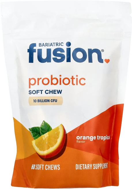 Bariatric Fusion Probiotic Soft Chew Orange Tropical 60 Soft Chews, 1개 - 쿠팡