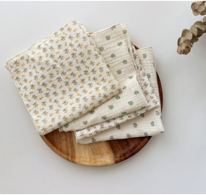 손수건 4장 세트 (30X30cm)