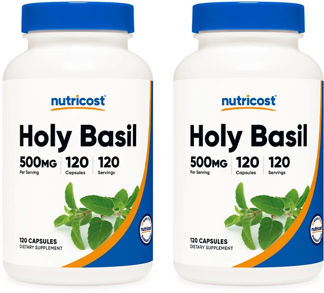 뉴트리코스트 홀리 바질 500mg 120캡슐, 2개, 120정 - 쿠팡