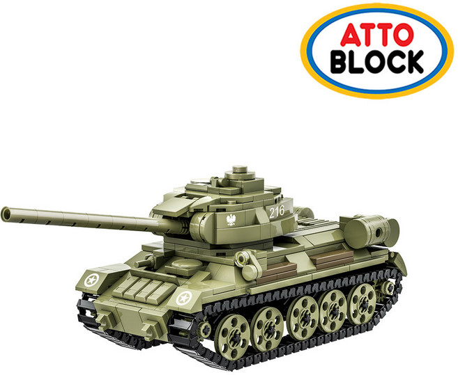 호환블럭 T34 중전차 (4514wg), 1개, 단품