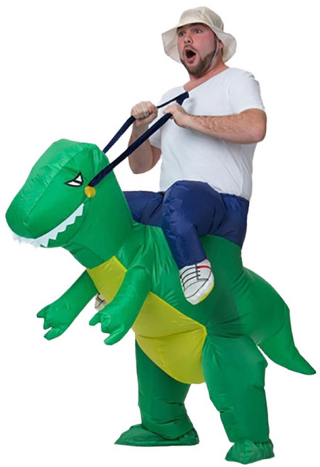 에어슈트 타는 공룡 그린 사이즈선택