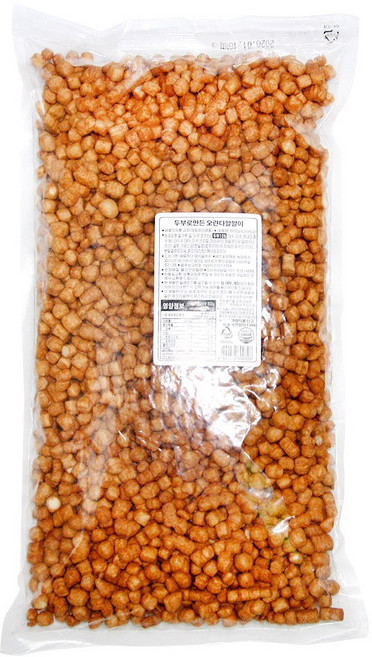 웰링스 두부로 만든 대용량 퍼핑콩 수제 강정 오란다 만들기 재료 오란다 알알이, 1개, 800g