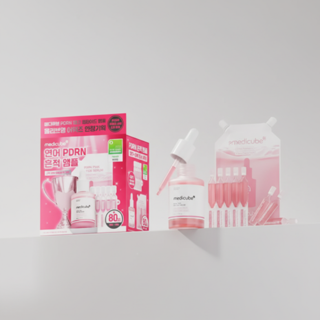 메디큐브 PDRN 핑크앰플 30ml 어워즈 기획 (+리필50ml+세럼1.5ml*5매), 1개