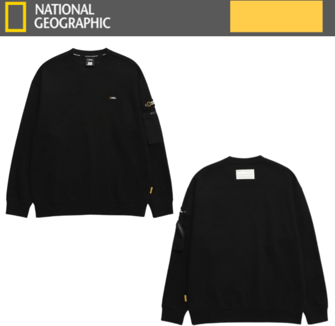 [매장정품] 내셔널지오그래픽 맨투맨 남자맨투맨 봄 가을 긴팔 티셔츠 남녀공용