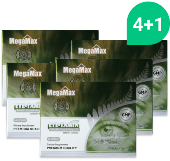 메가맥스 루테인 빌베리 아이타민 90정 [4+1]