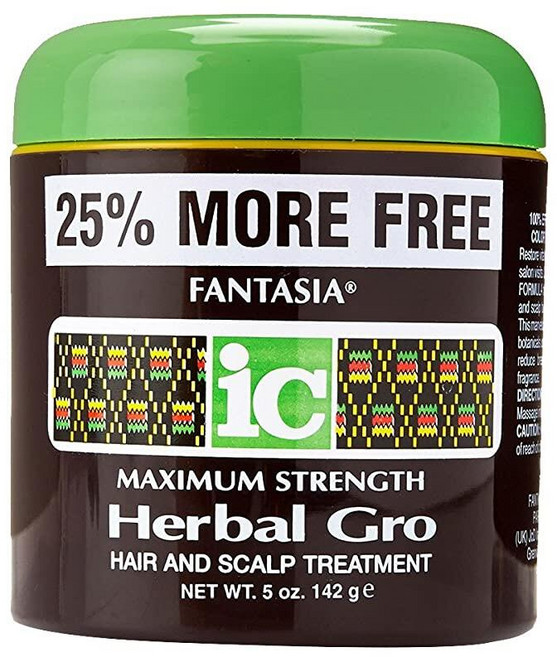 Fantasia Herbal Gro Max 헤어 트리트먼트 141.7g(5온스), 1, 142g