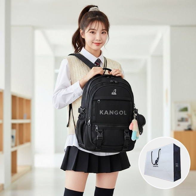 [백화점]캉골 백팩 학생 가방 중학생 고등학생 신학기 책가방+캉골파우치