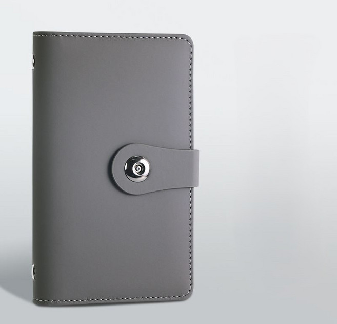 다이어리 새해 신년 현금 바인더 지폐 수납 지갑 챌린지 속지 현금다이어리, 차콜