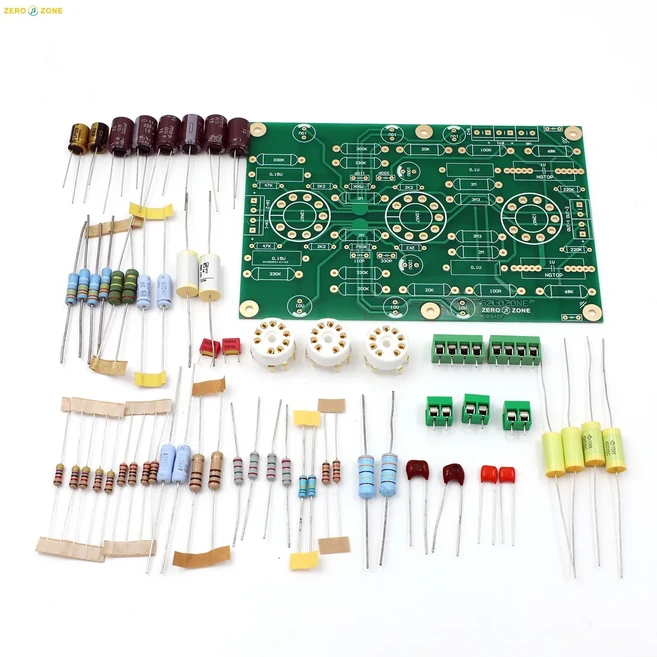 ZEROZONE HiFi 12AX7 튜브 RIAA MM 포노 증폭기 보드 베이스 EAR834 키트 PCB, 01 Amplifier Kit