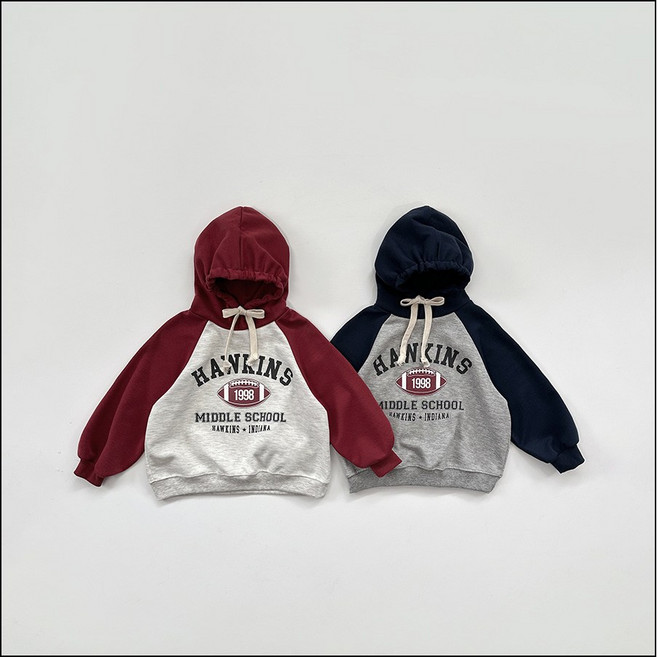 바로배송 WSB 스포티한 무드 트렌디한 호킨스 나그랑 후드 네이비 9호