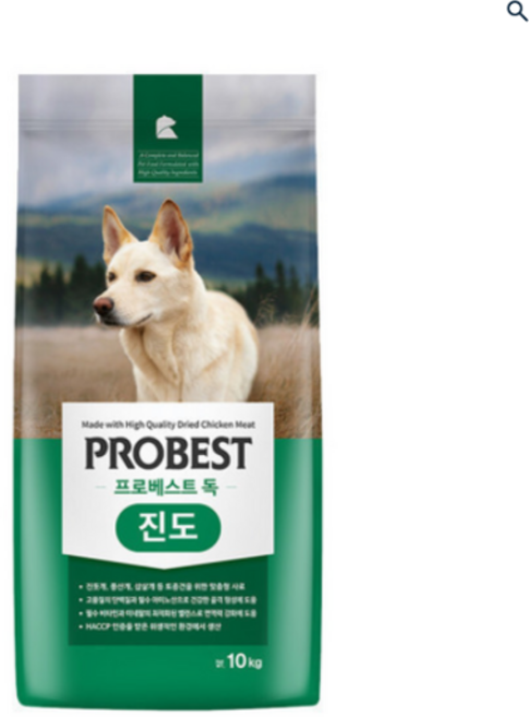 진도 어덜트 강아지 사료, 10kg, 1개, 곡물