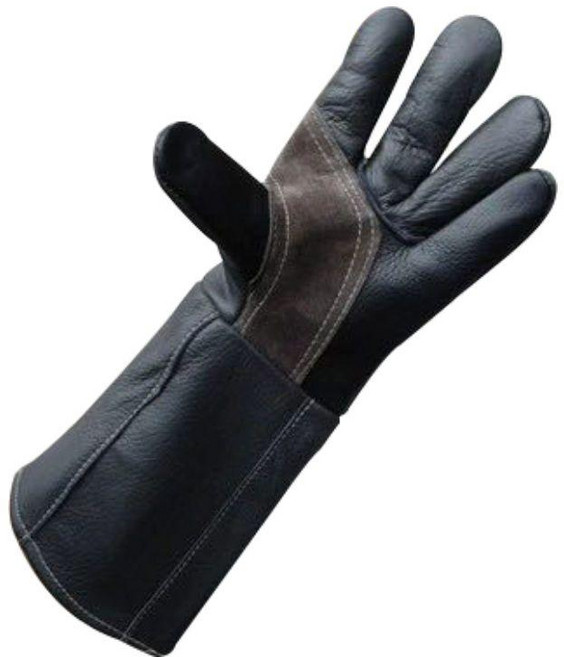 개 물림방지 장갑 특수훈련 입질 훈육 조련용 훈련용, l, 1개, 풀 가죽 39.5cm