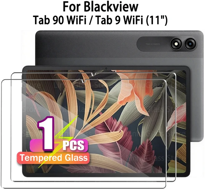 Blackview Tab 90 WiFi / 9 WiFi(11")용 화면 보호기 강화 유리 파손 방지 지문 필름, 02 1PCS Tempered Glass