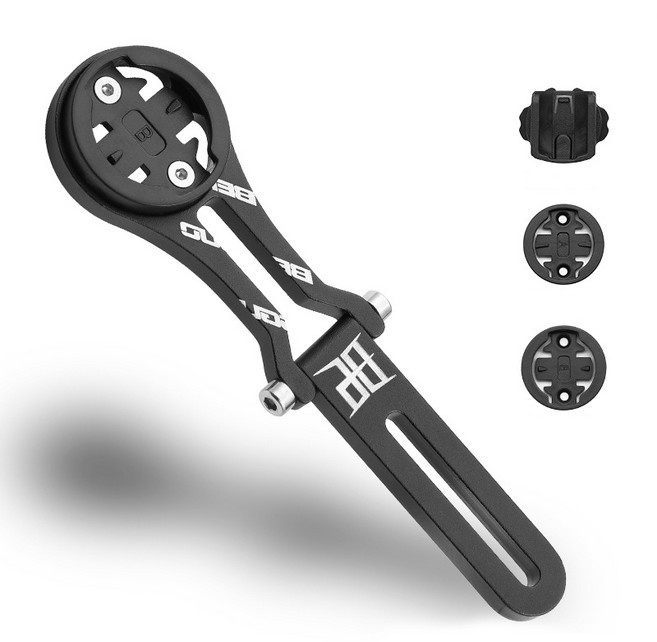 에어로 일체형 핸들바 가민 고프로 마운트, 1개, 블랙