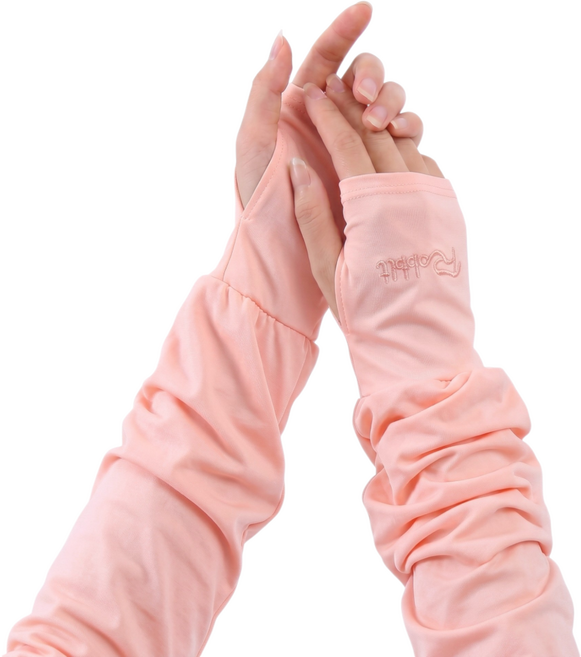 푸뚜로 여성용 운전 팔토시 자외선차단 손등커버, 1개, Rabbit 피치