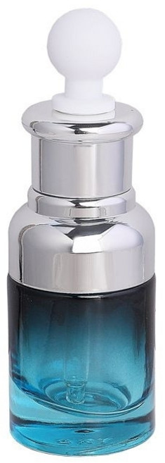 時尚感分裝攜帶方便玻璃滴管瓶, 1個, 藍色30ml