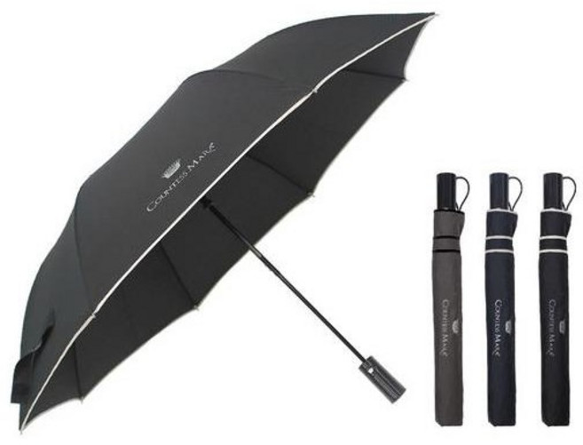 CM 2단 뉴폰지바이어스 반자동 우산 돌선물 칠순 결혼답례품 기업 선물세트