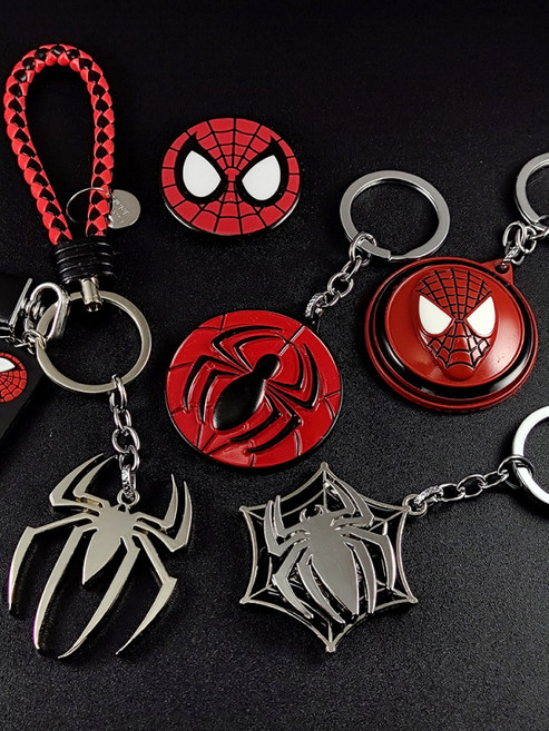 슈퍼히어로 열쇠고리 자동차 키체인 가방 액세서리 펜던트 선물, 아이언맨, 1개