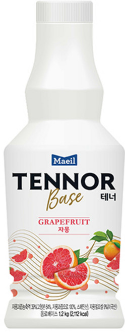 매일유업 테너베이스 농축액 자몽 1.2Kg, 6개, 1.2L