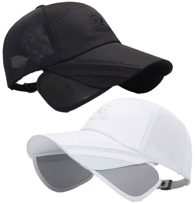 남성 여성 햇빛차단 골프 스포츠 메쉬 확장 볼캡 모자 bab+24681YO