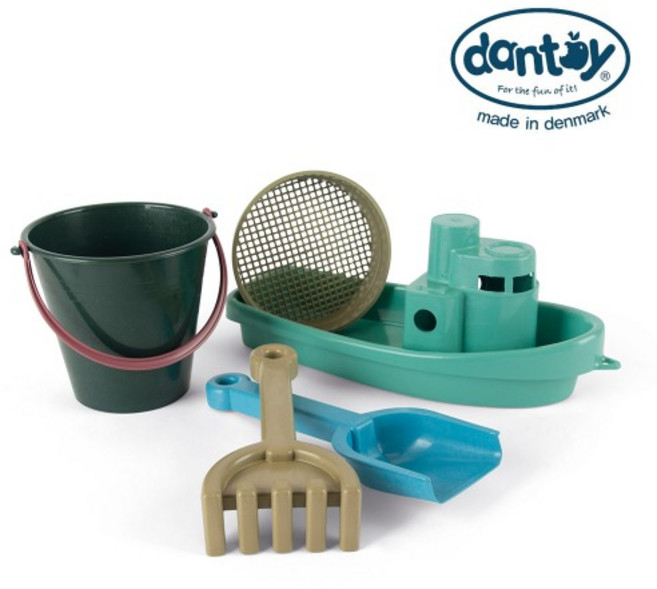 4940 댄토이 블루마린 보트와 모래놀이 세트 (5pcs), 1개