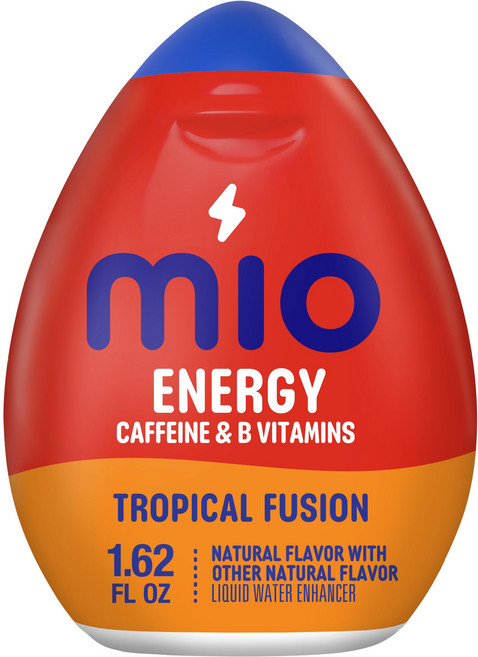 미오 에너지 액상 물 첨가제 트로피컬 퓨전 48ml 1팩 Mio Energy Liquid Water Enhancer Tropical Fusion 1.62 OZ 1-Pac, 1개, 1ml