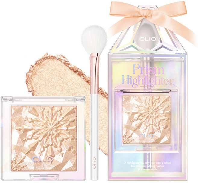 클리오 프리즘 하이라이터 기획세트 25AD, 001 골드쉬어
