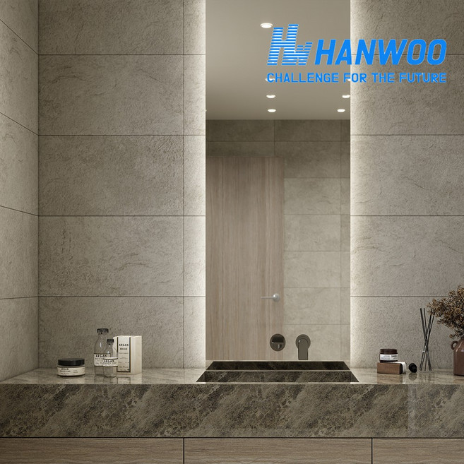 HANWOO 인테리어 붙이는 데코 타일 주방 욕실 화장실 마블 시트지, LPT228