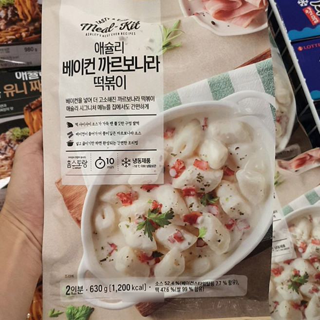 애슐리 베이컨 까르보나라 떡볶이, 1개, 630g