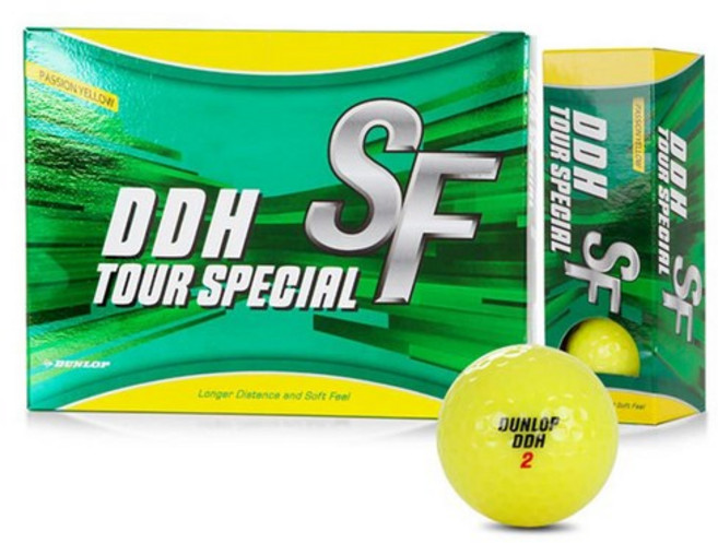 던롭 골프공 2피스 NEW DDH S/F, YellowColor, 12개입, 1개