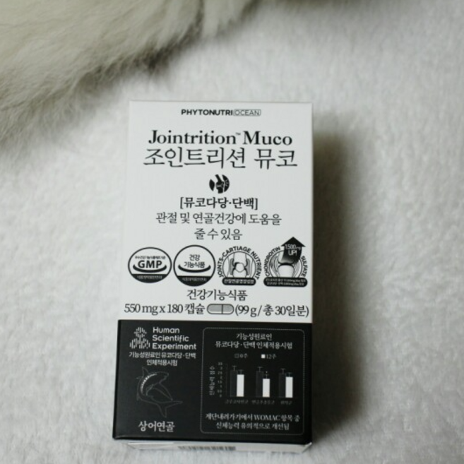 파이토뉴트리 조인트리션 뮤코 500mg (30일분), 1개, 180정