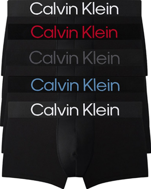 캘빈클라인 남성 로우 라이즈 사각 팬티 5개입 NP2716O-003